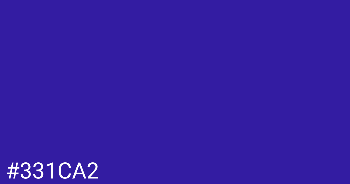 Hex color #331ca2 graphic