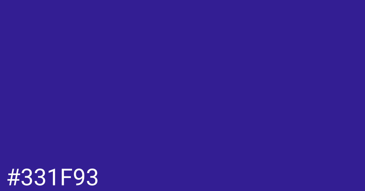 Hex color #331f93 graphic