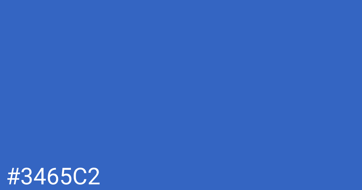 Hex color #3465c2 graphic