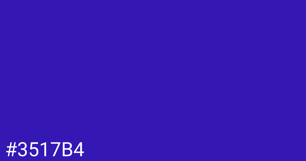 Hex color #3517b4 graphic