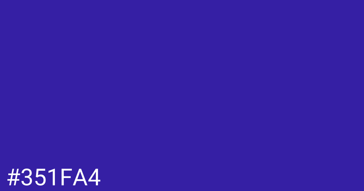 Hex color #351fa4 graphic