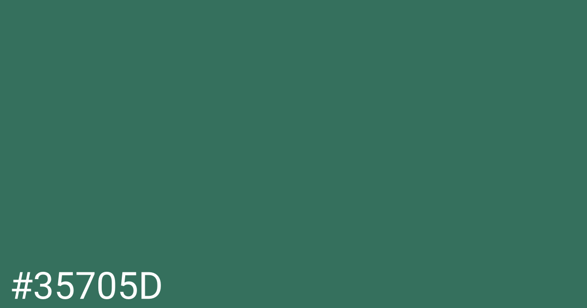 Hex color #35705d graphic