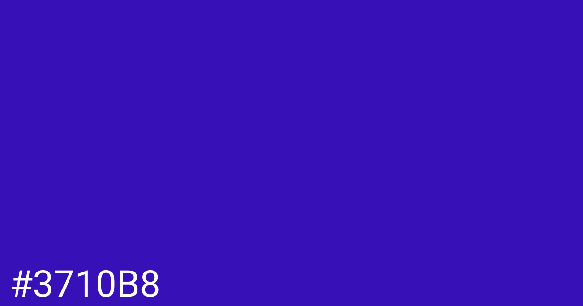 Hex color #3710b8 graphic