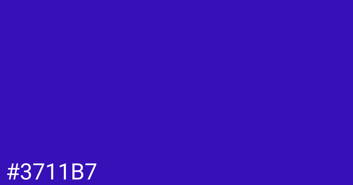 Hex color #3711b7 graphic