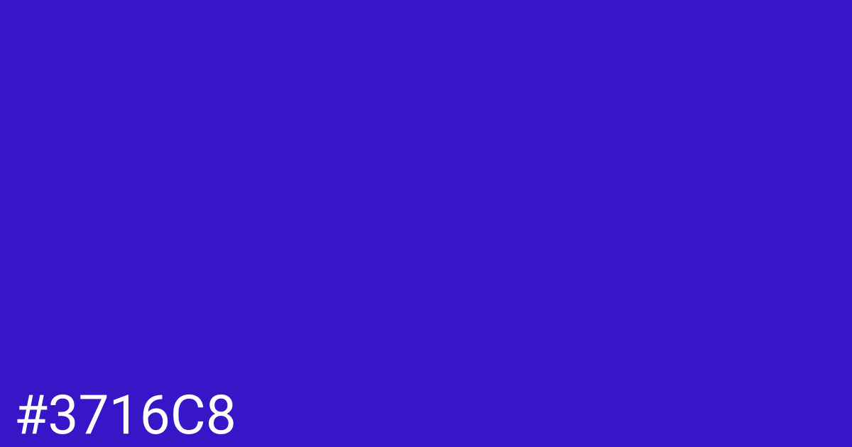 Hex color #3716c8 graphic