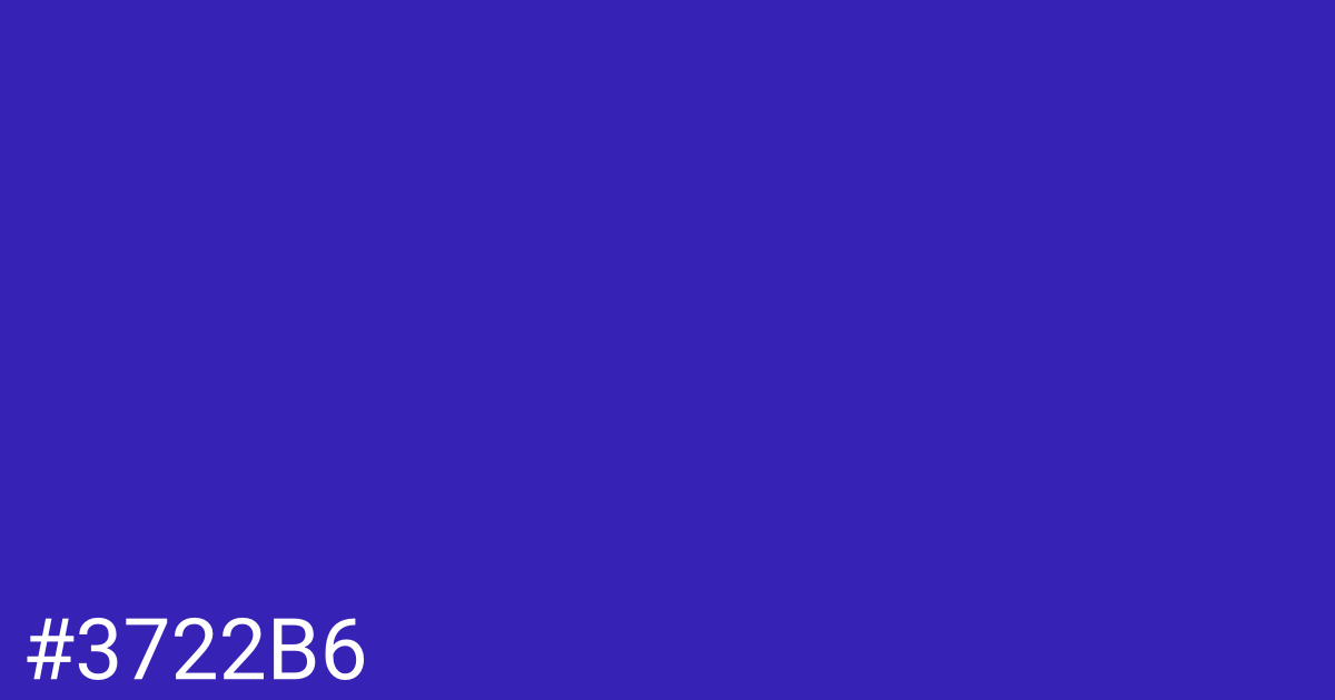 Hex color #3722b6 graphic