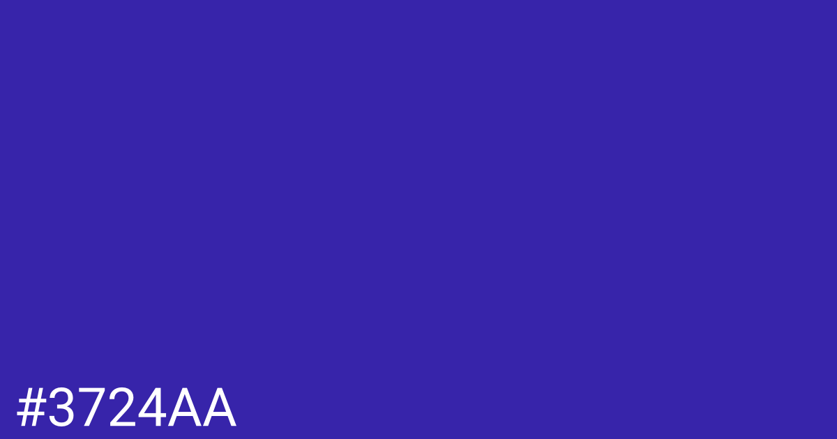 Hex color #3724aa graphic