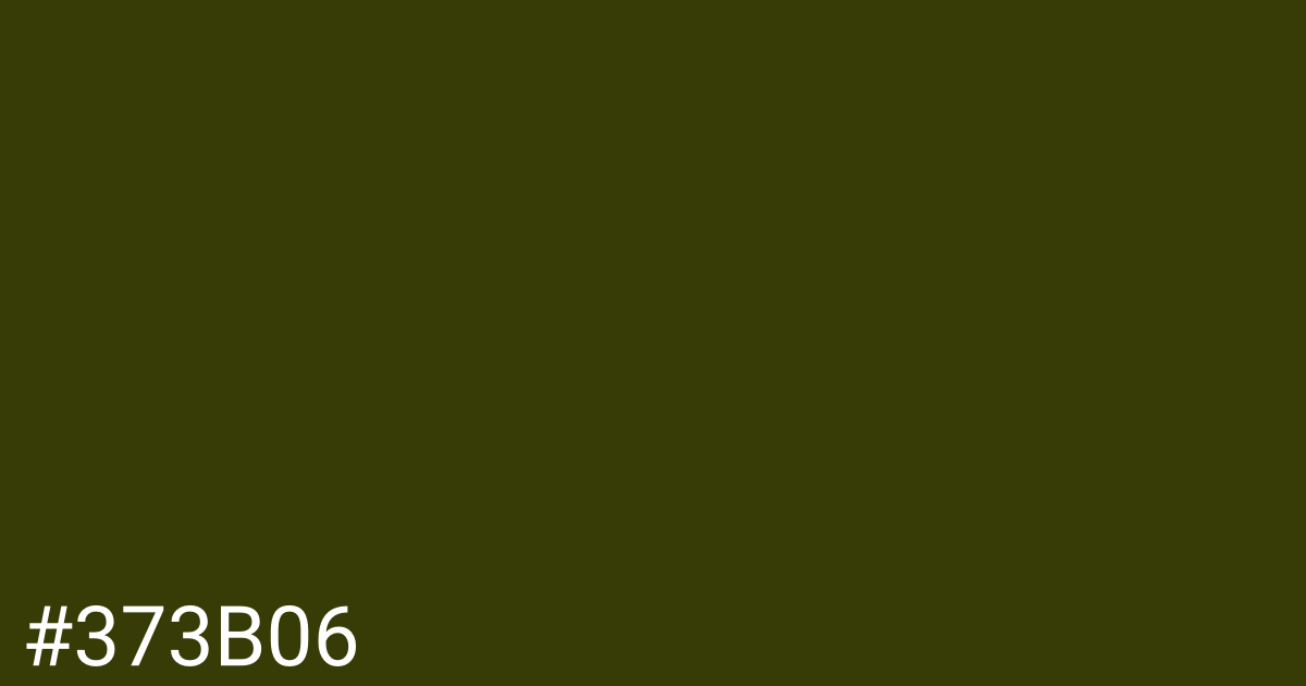 Hex color #373b06 graphic