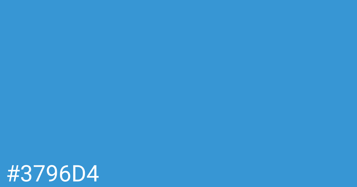 Hex color #3796d4 graphic