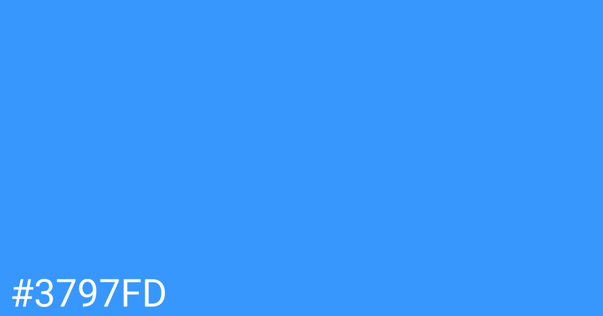 Hex color #3797fd graphic