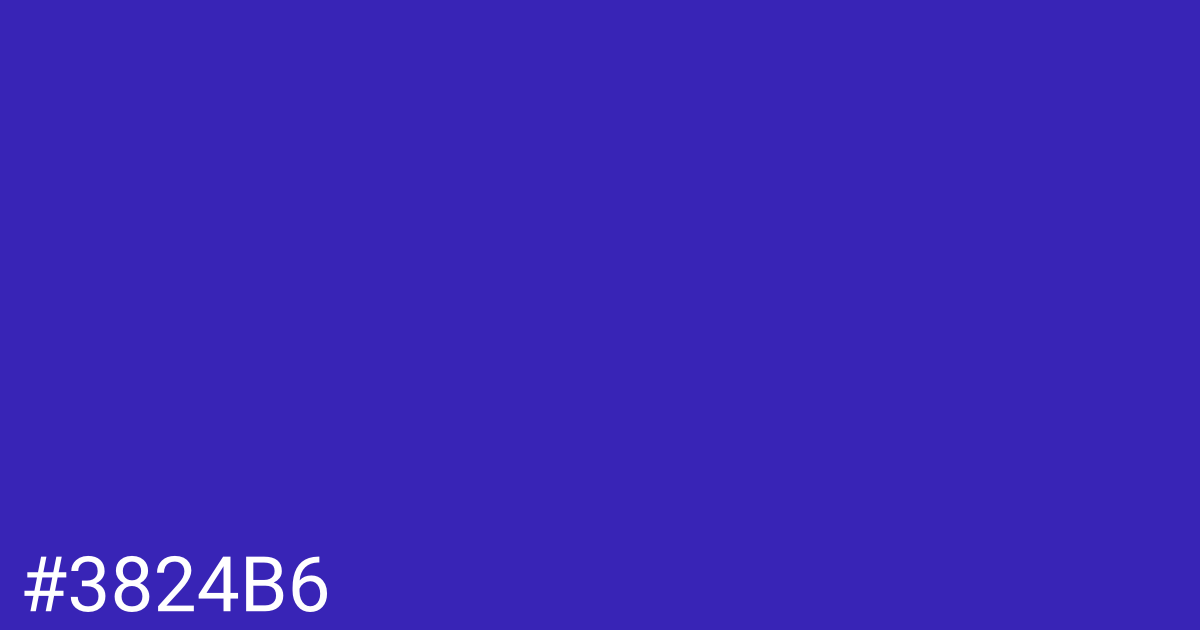 Hex color #3824b6 graphic