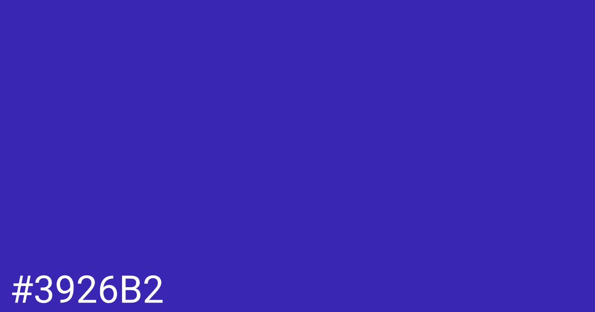 Hex color #3926b2 graphic