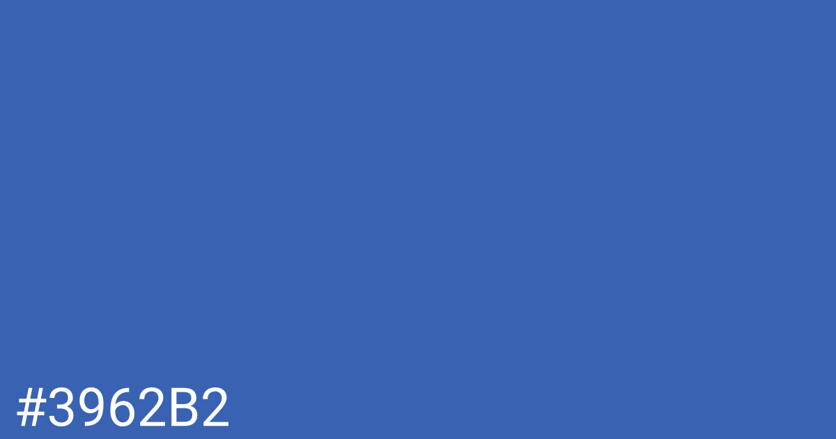 Hex color #3962b2 graphic