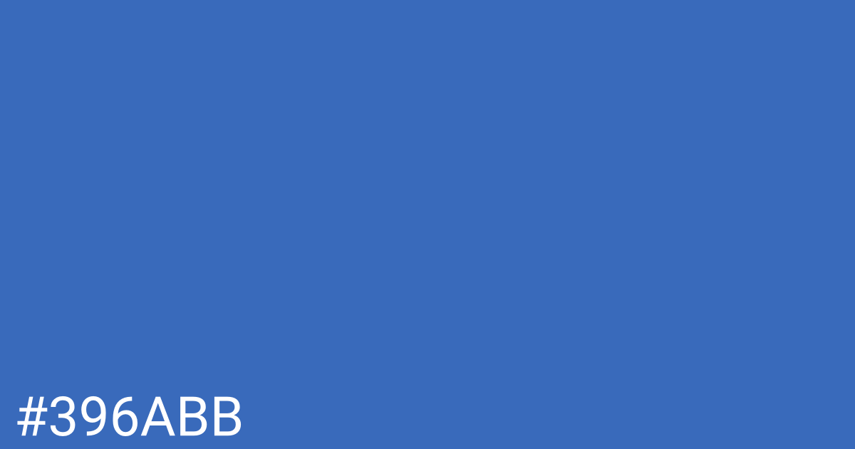 Hex color #396abb graphic