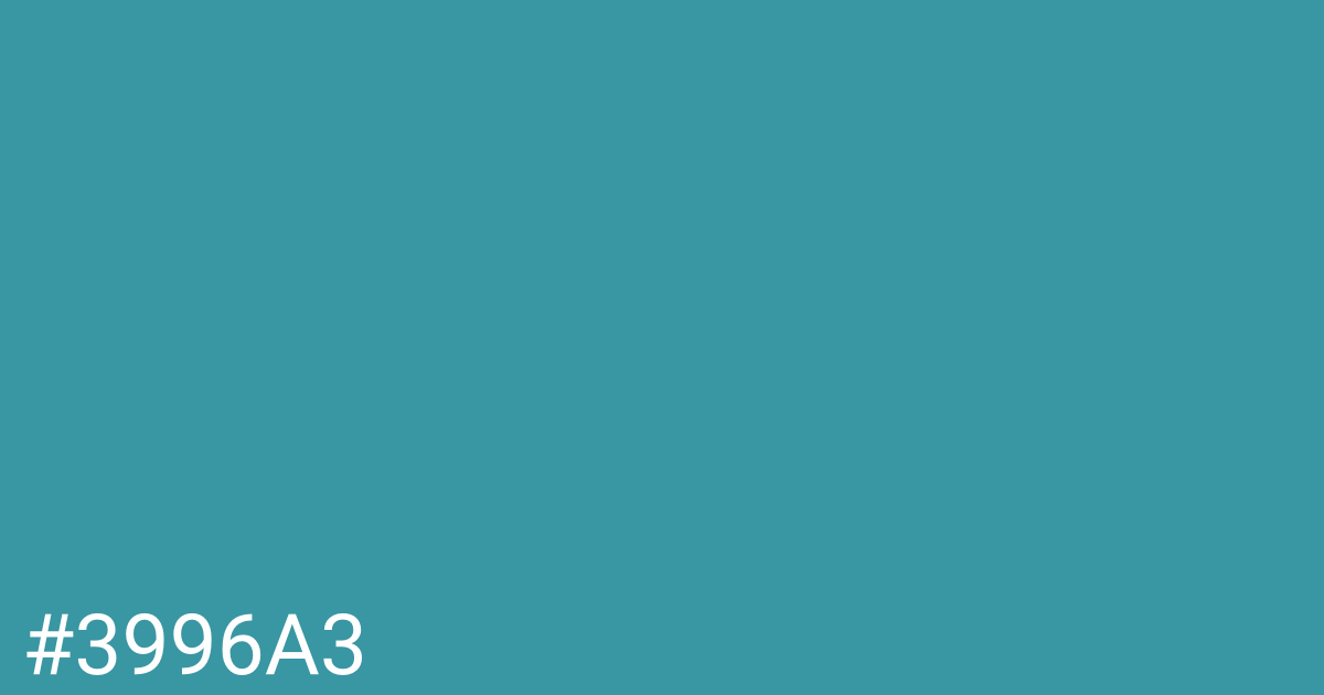 Hex color #3996a3 graphic