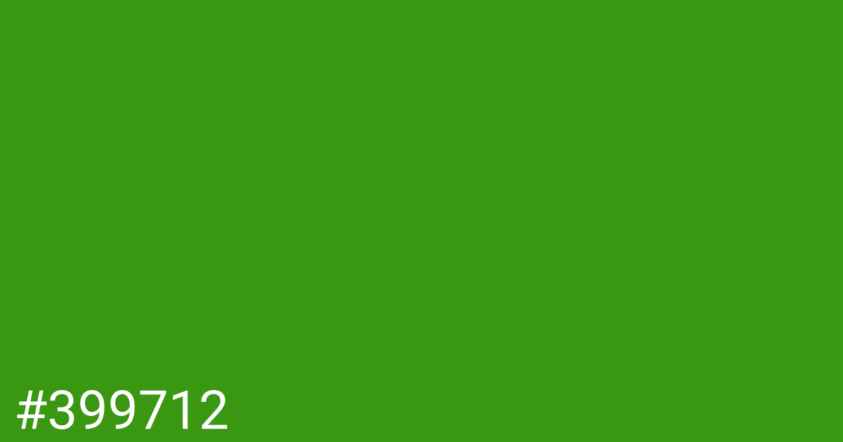 Hex color #399712 graphic