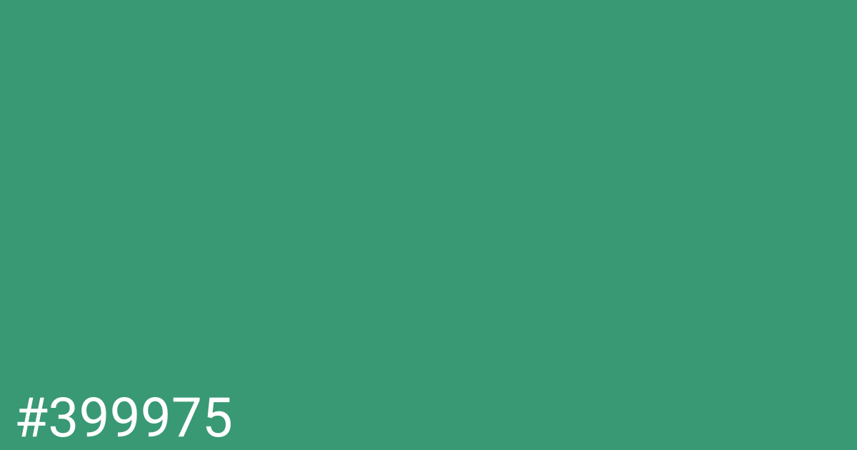 Hex color #399975 graphic