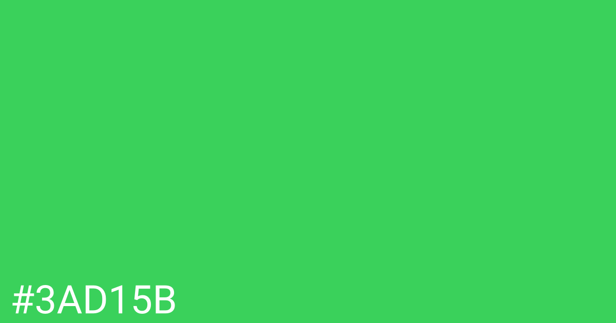 Hex color #3ad15b graphic