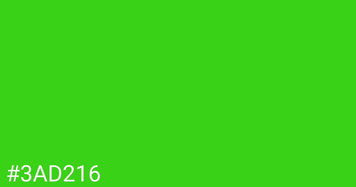 Hex color #3ad216 graphic