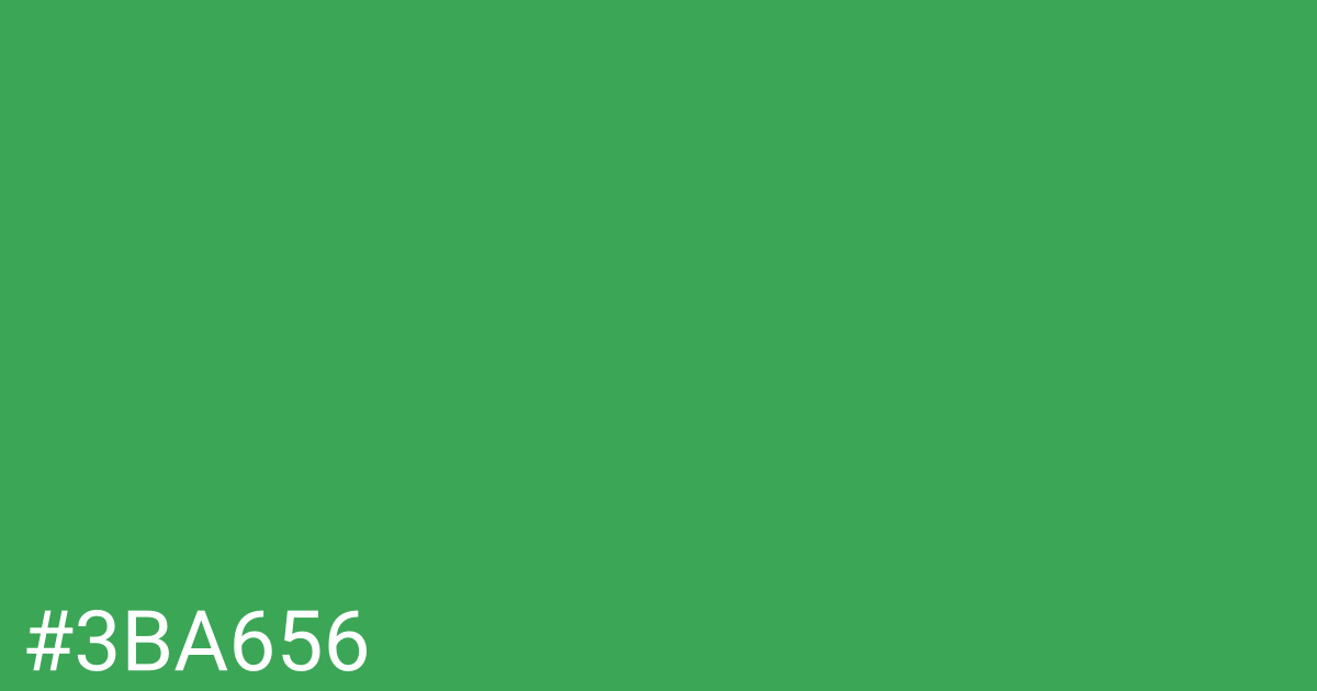 Hex color #3ba656 graphic