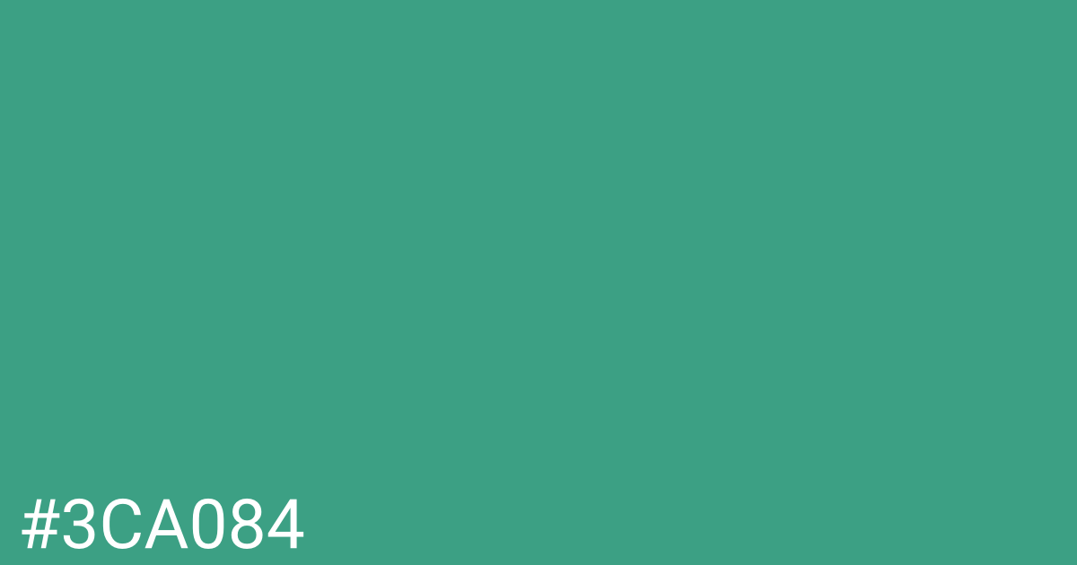 Hex color #3ca084 graphic