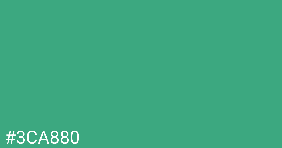 Hex color #3ca880 graphic