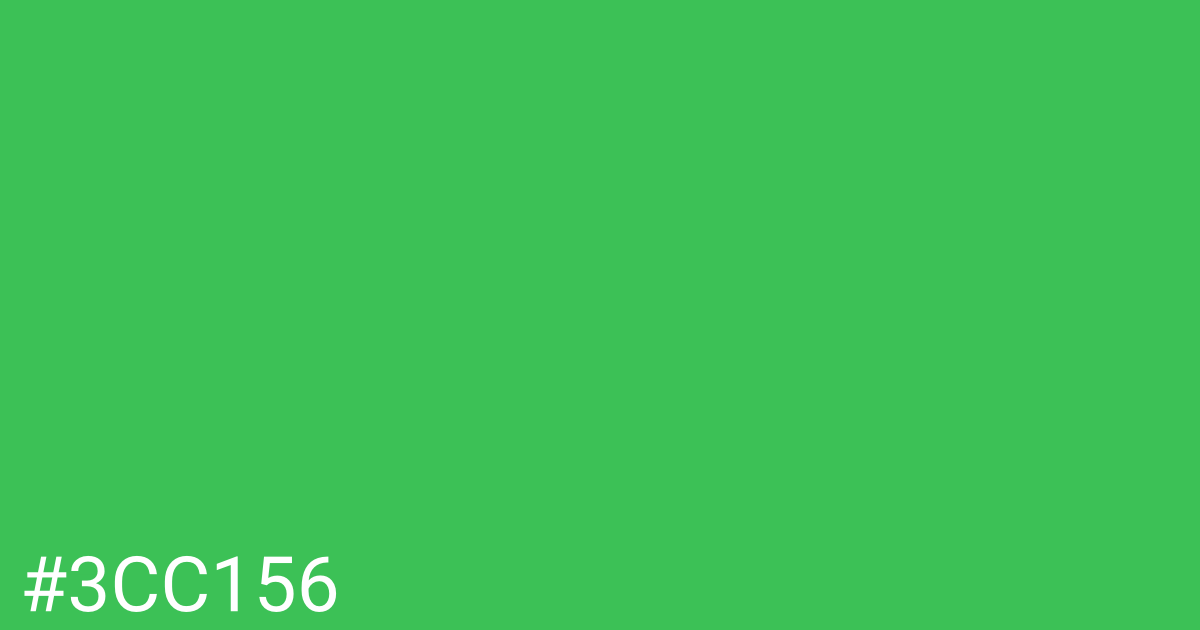 Hex color #3cc156 graphic
