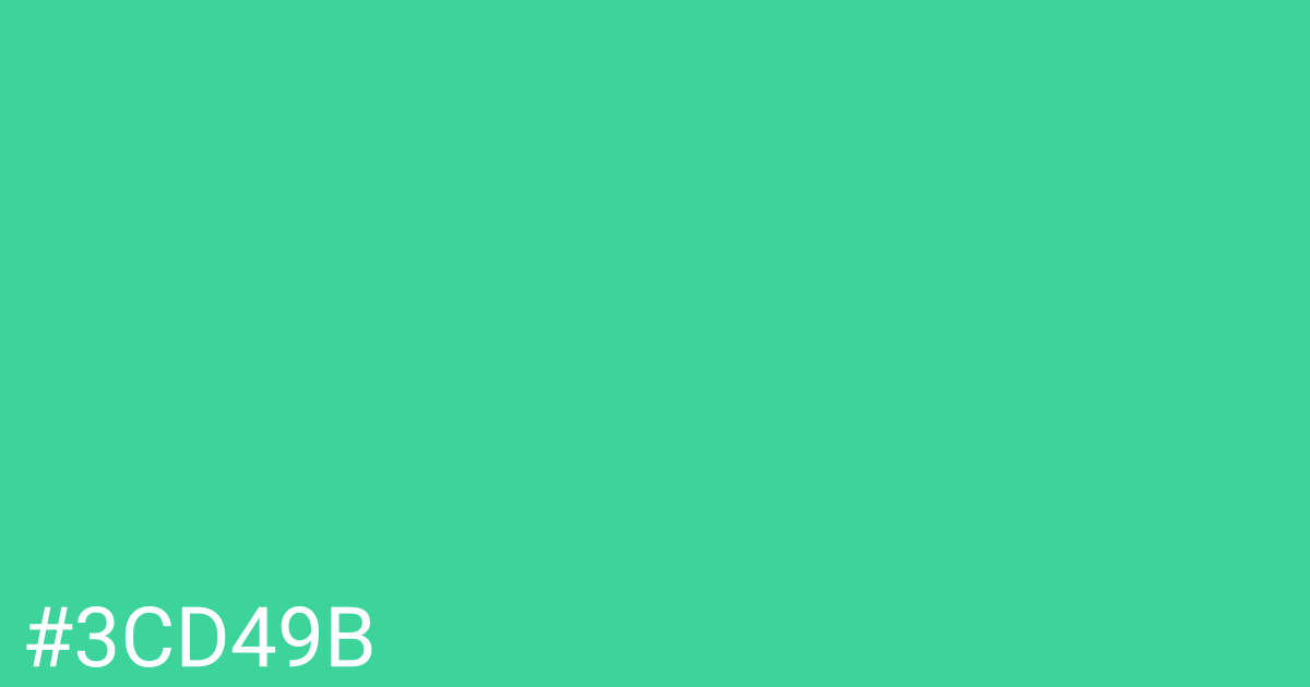 Hex color #3cd49b graphic