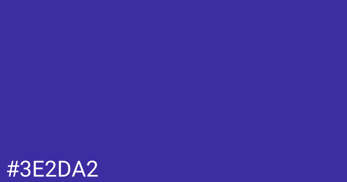 Hex color #3e2da2 graphic