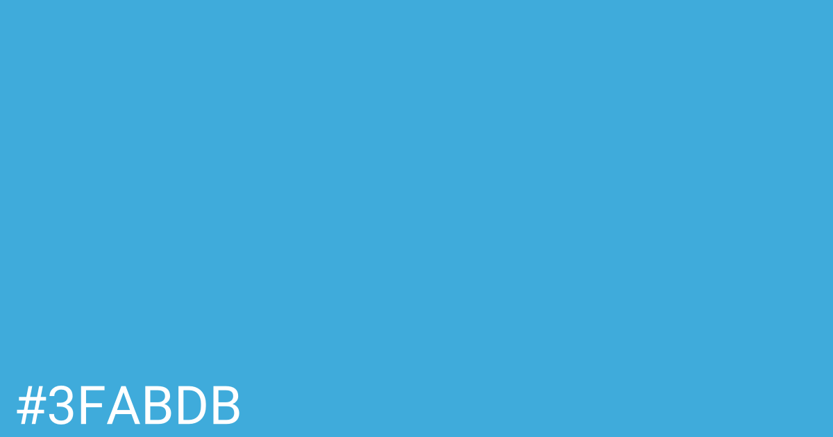 Hex color #3fabdb graphic