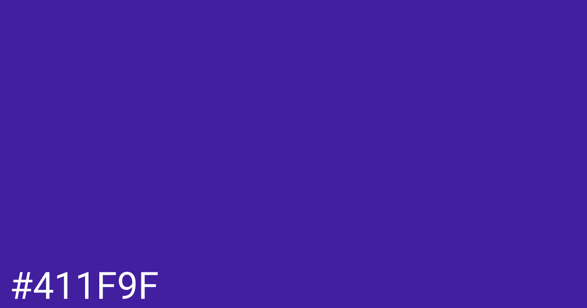 Hex color #411f9f graphic