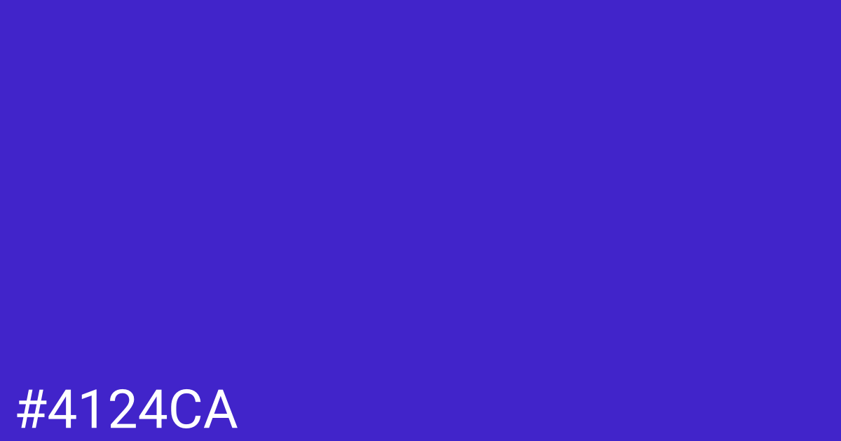 Hex color #4124ca graphic