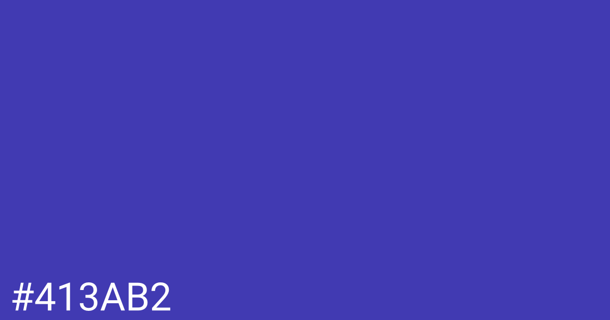 Hex color #413ab2 graphic