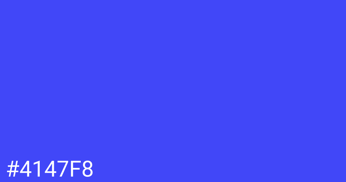 Hex color #4147f8 graphic