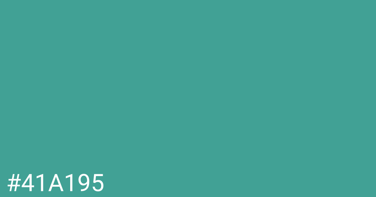 Hex color #41a195 graphic