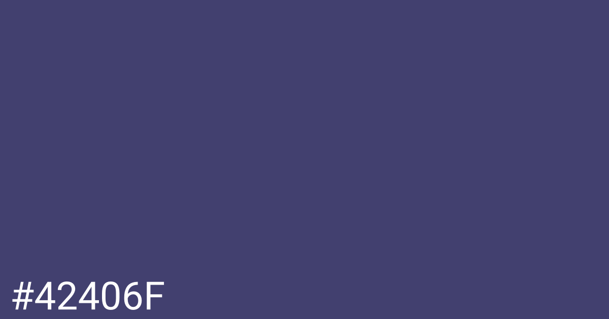 Hex color #42406f graphic