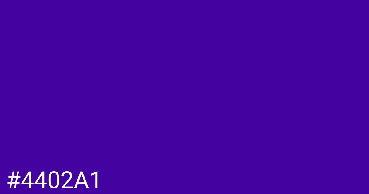 Hex color #4402a1 graphic