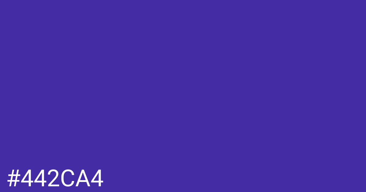 Hex color #442ca4 graphic