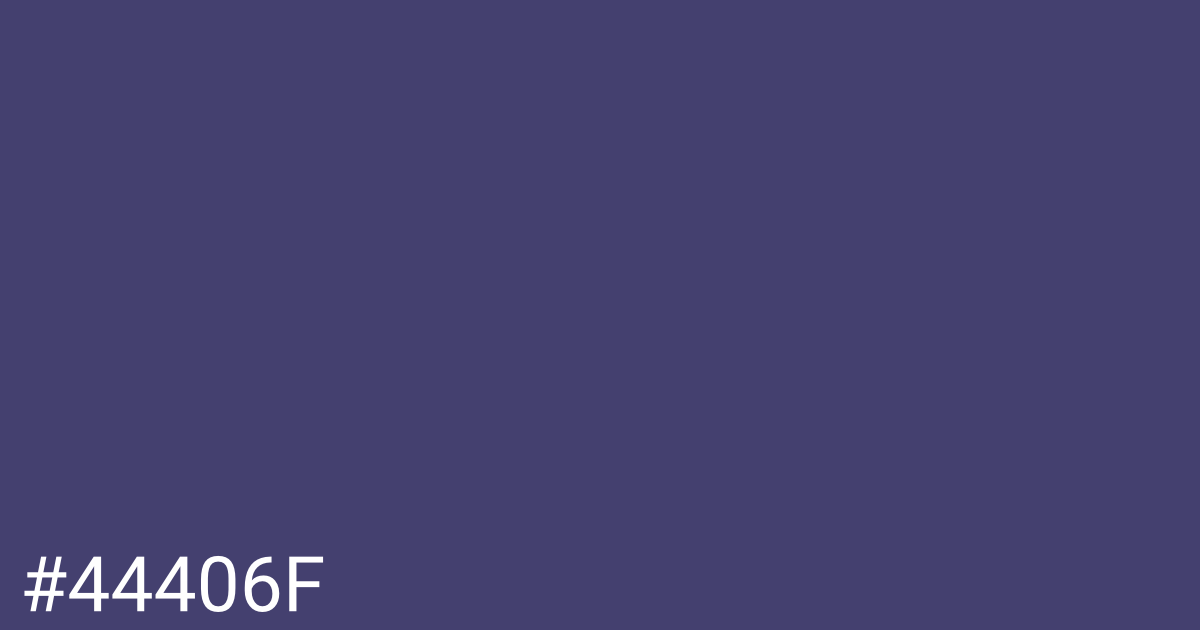 Hex color #44406f graphic