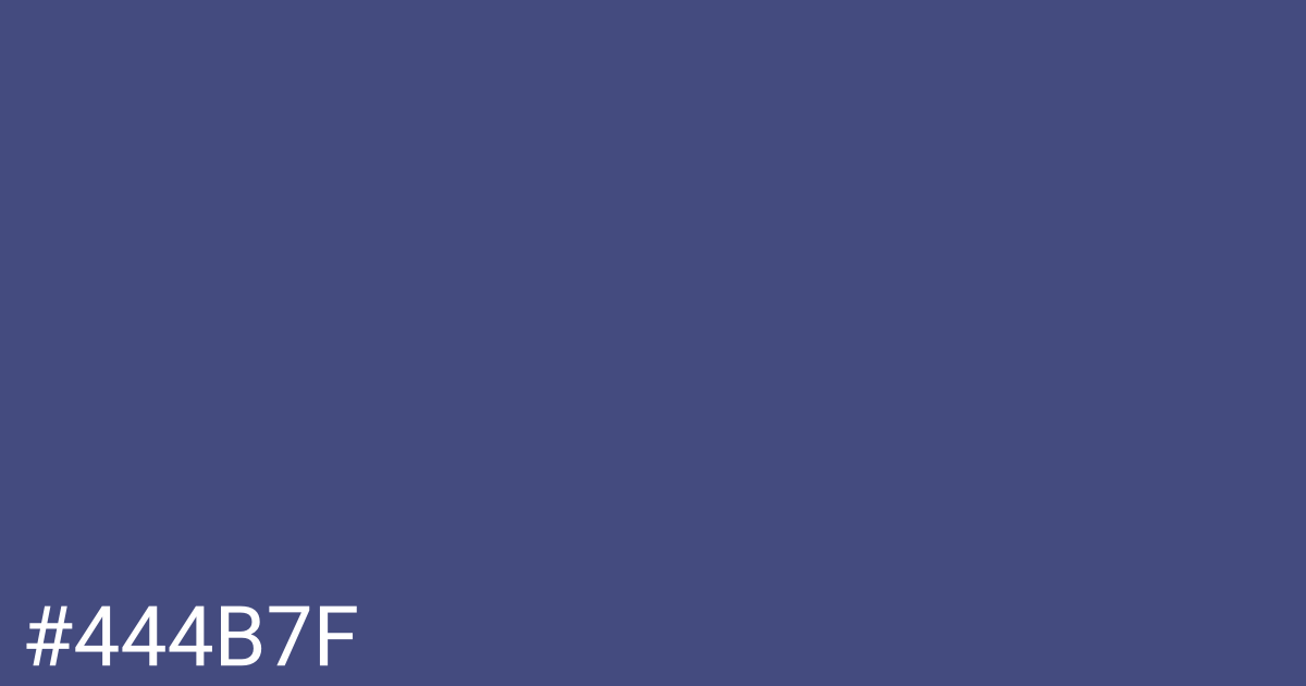 Hex color #444b7f graphic