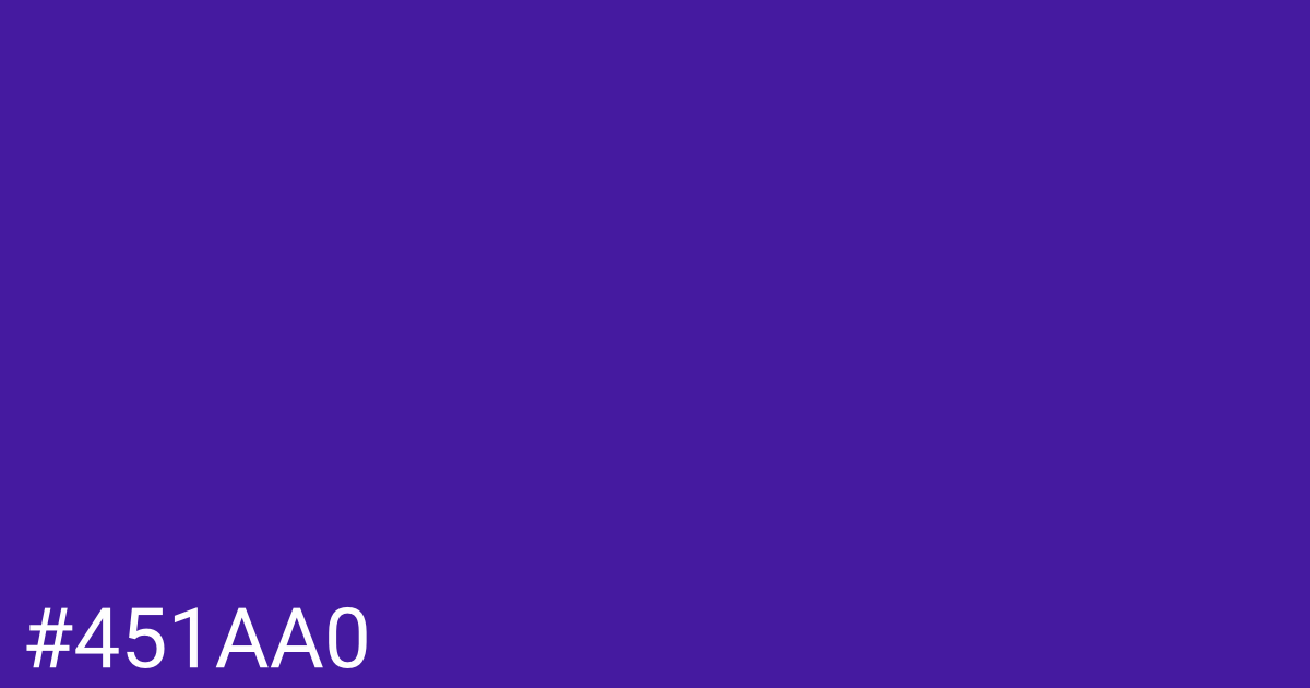 Hex color #451aa0 graphic