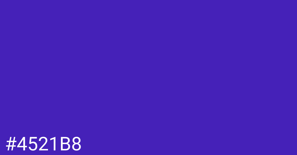 Hex color #4521b8 graphic