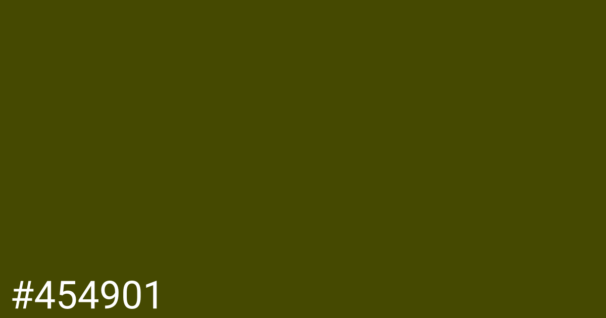 Hex color #454901 graphic