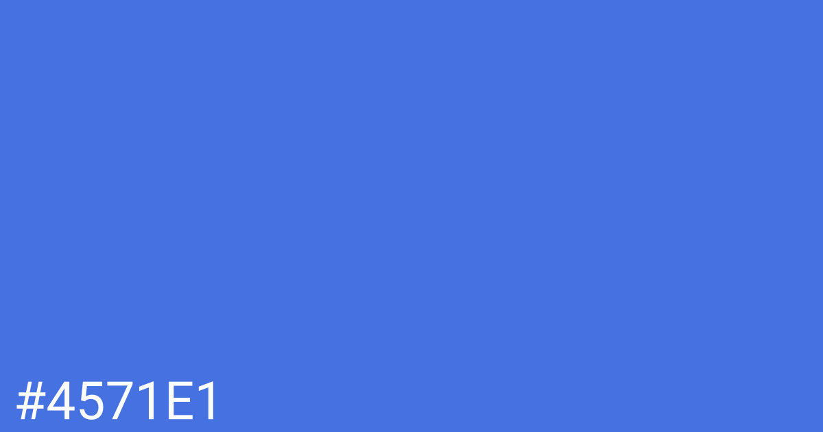 Hex color #4571e1 graphic