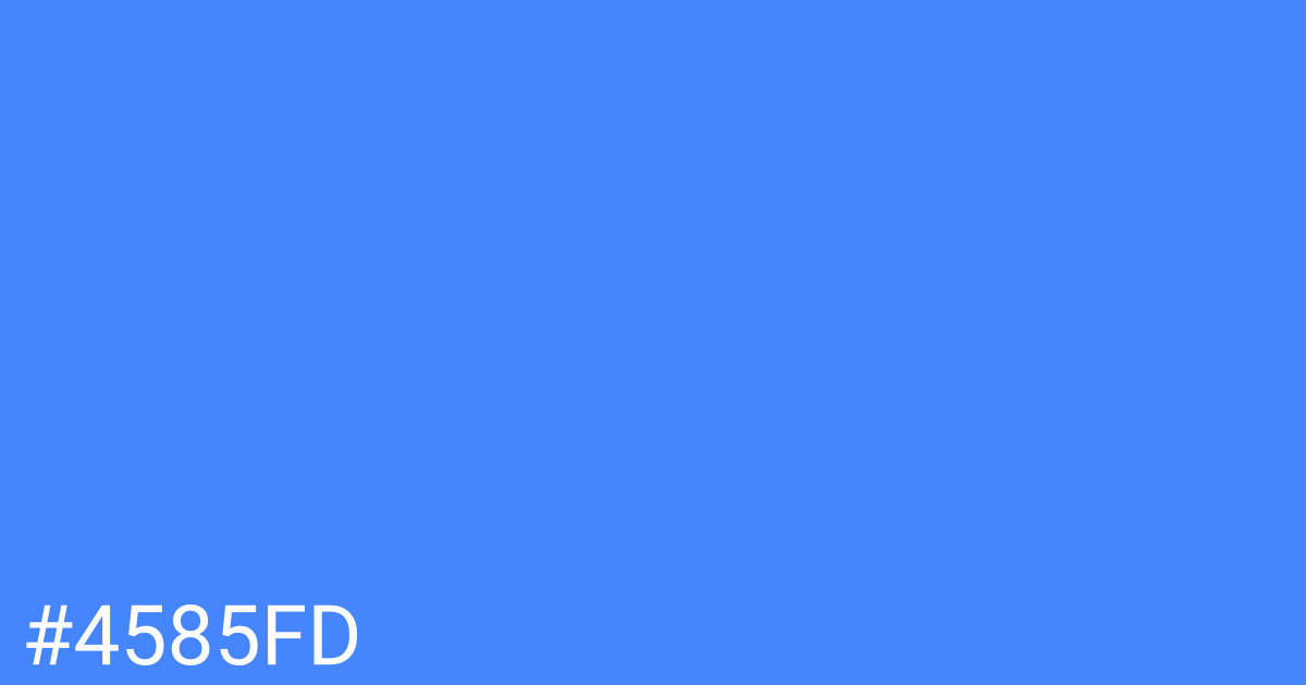 Hex color #4585fd graphic