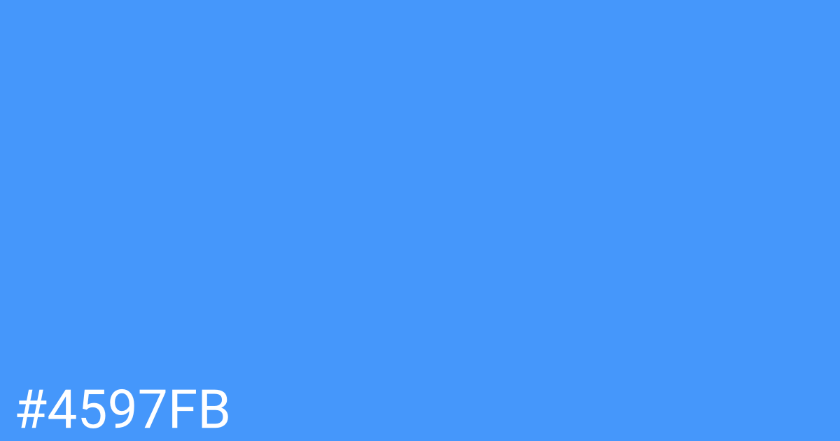 Hex color #4597fb graphic