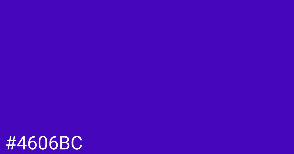 Hex color #4606bc graphic