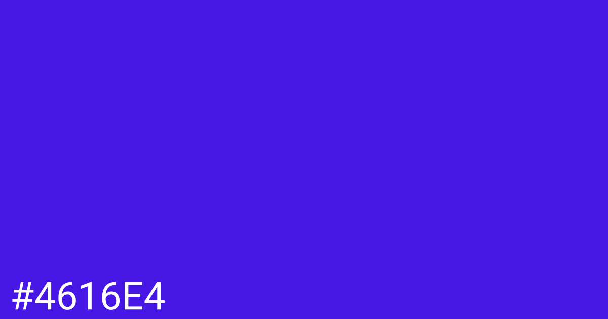 Hex color #4616e4 graphic