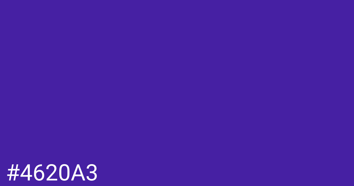 Hex color #4620a3 graphic