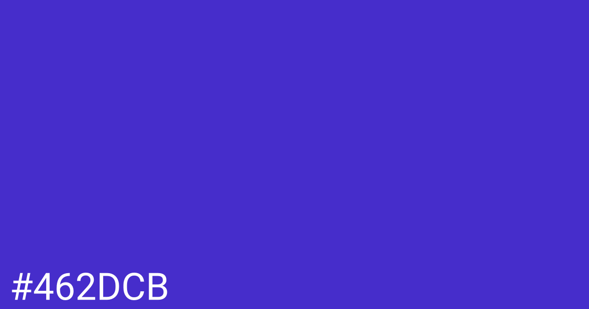 Hex color #462dcb graphic